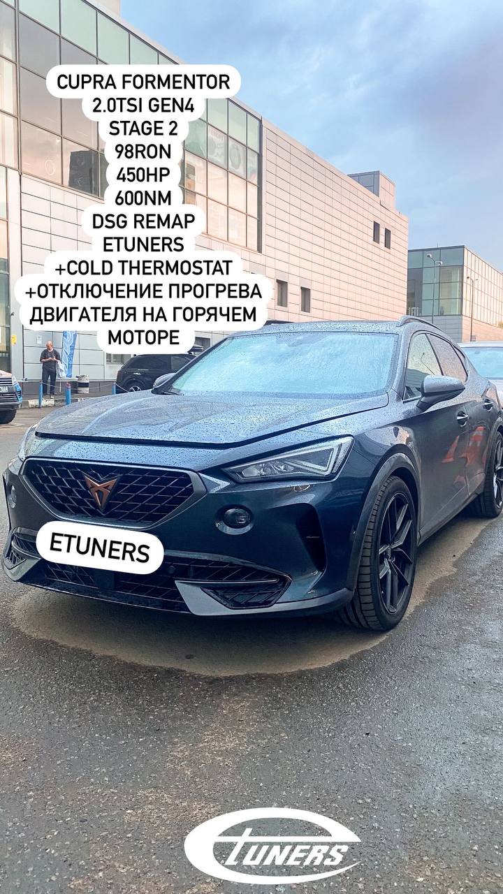 Cupra Formentor 2.0 TSI Stage 2: Increase in power and torque