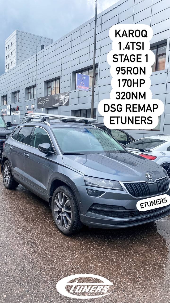 Skoda Karoq 1.4 TSI Stage 1: Increase in power and torque