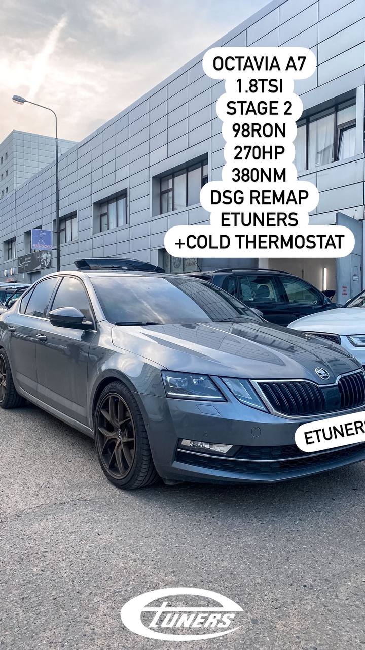 Octavia A7 1.8 TSI Stage 2: Increase in power to 220 hp.
