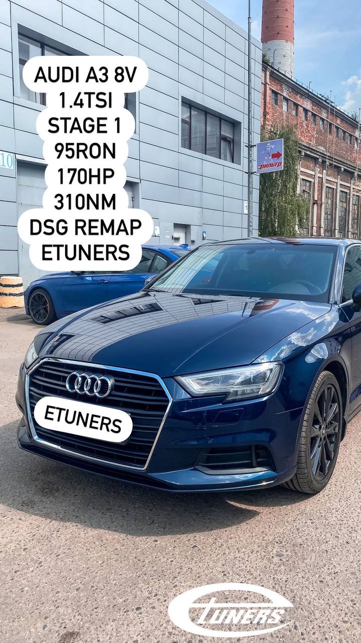 Audi A3 8V 1.4 TSI Stage 1: Power increase to 150 hp.