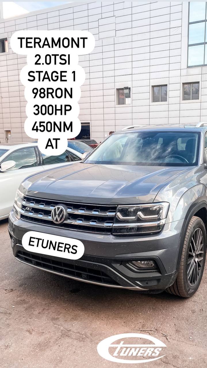 Teramont 2.0 TSI Stage 1: Improvement of power and dynamics