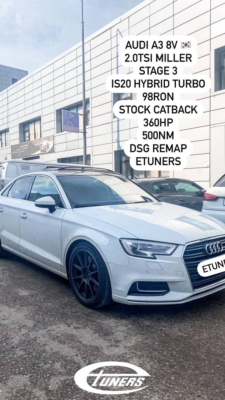 Audi A3 8V: Hybrid turbocharger IS20 for powerful tuning