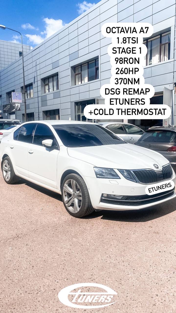 Octavia A7 1.8 Stage 1: Increase in power and torque