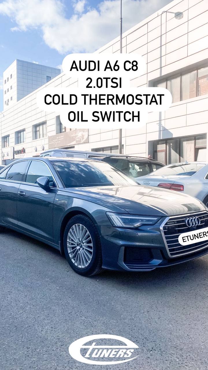 Audi A6 C8: Installation of the cold thermostat and oil switch