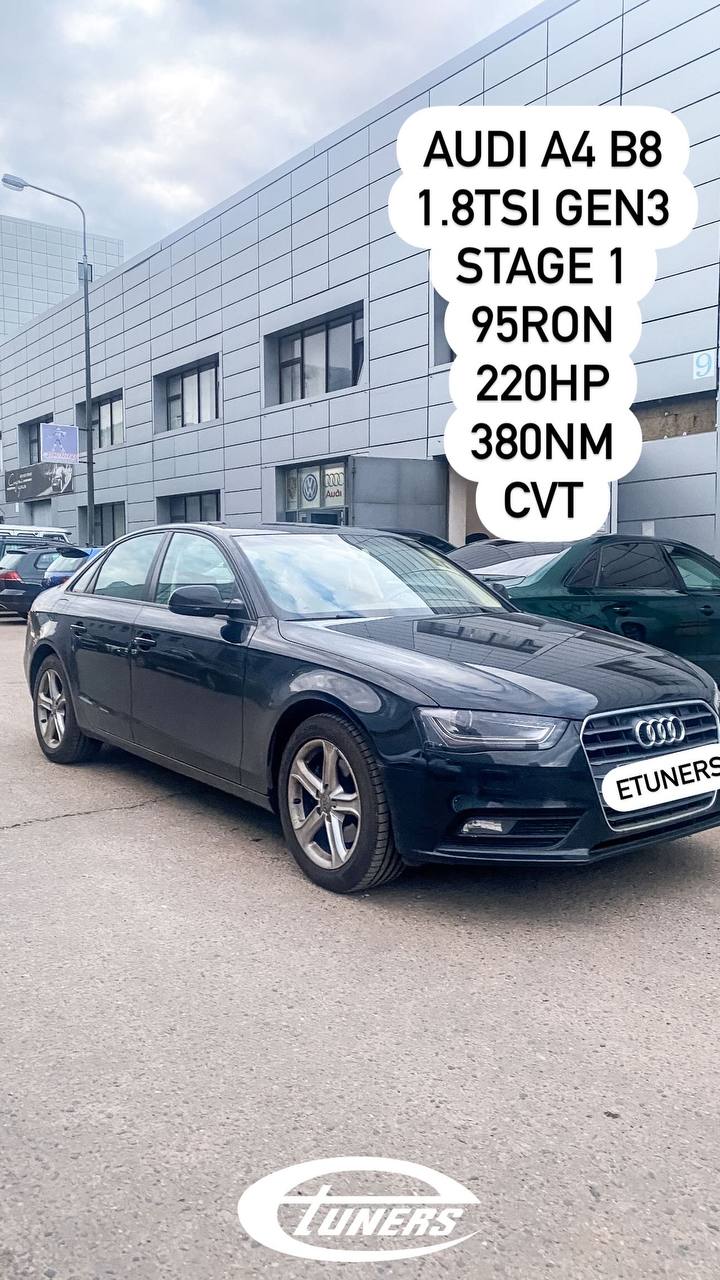 Audi A4 B8 1.8 TSI Stage 1: +30 HP and +60 Nm