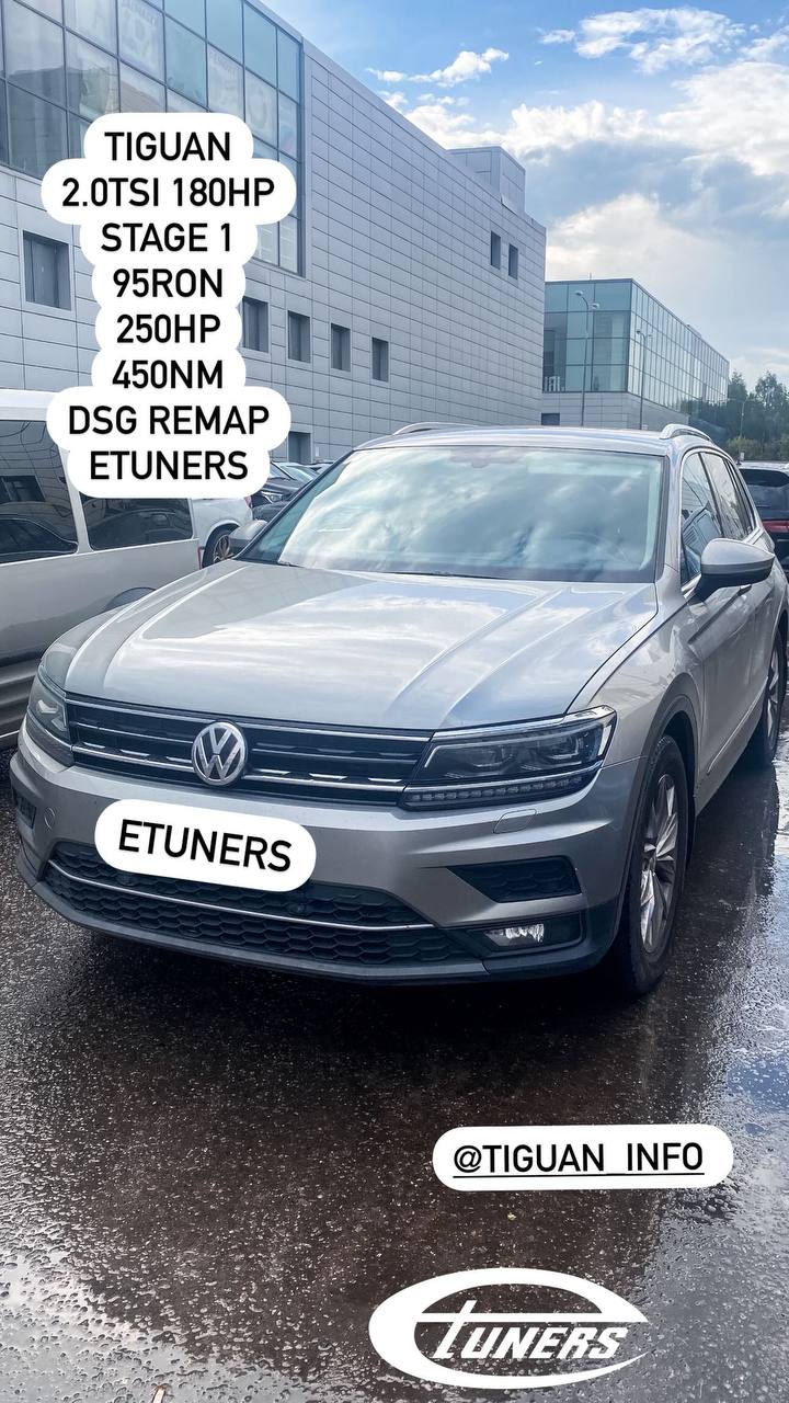 Tiguan 2.0 TSI Stage 1: +30 hp for optimal performance