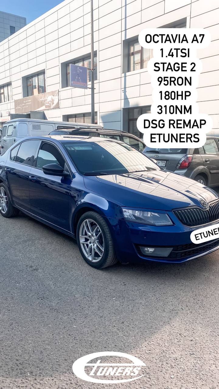 Skoda Octavia A7 1.4 TSI Stage 2: Increase in power and torque