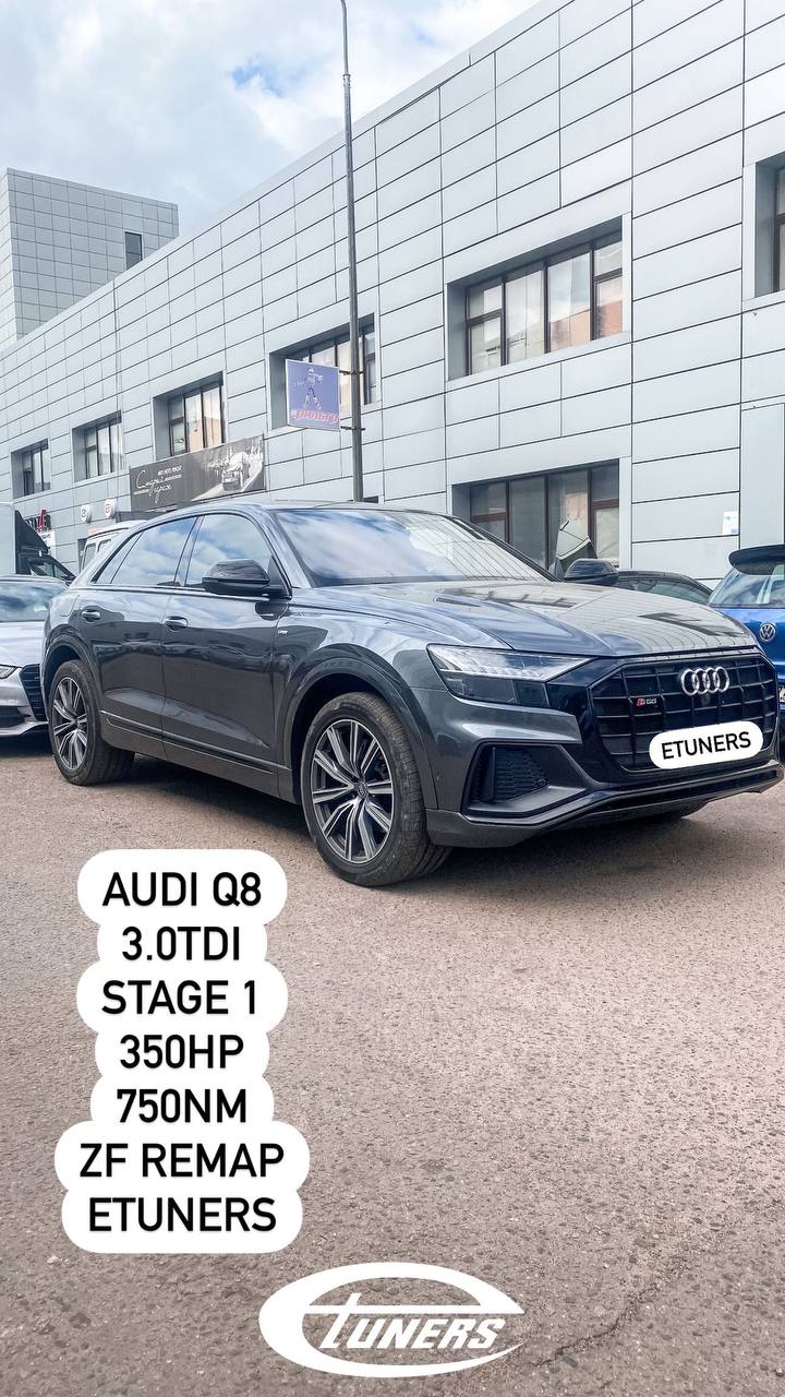 Audi Q8 3.0 TDI Stage 1: Increase in power up to 300 hp.