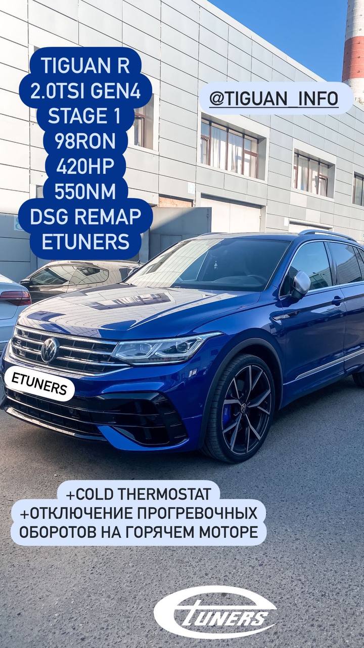 Tiguan R 2.0 TSI Stage 1: Increase in power and torque