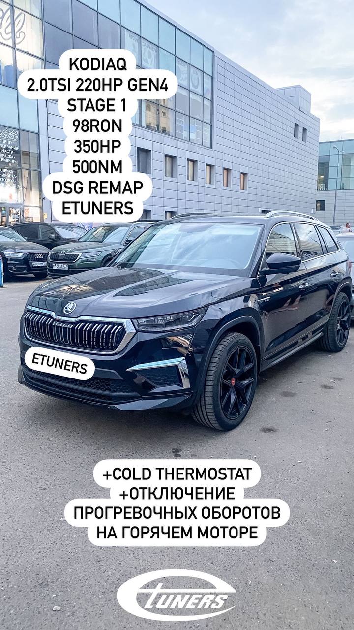 Kodiaq 2.0 TSI Stage 1: +20 hp and improved dynamics