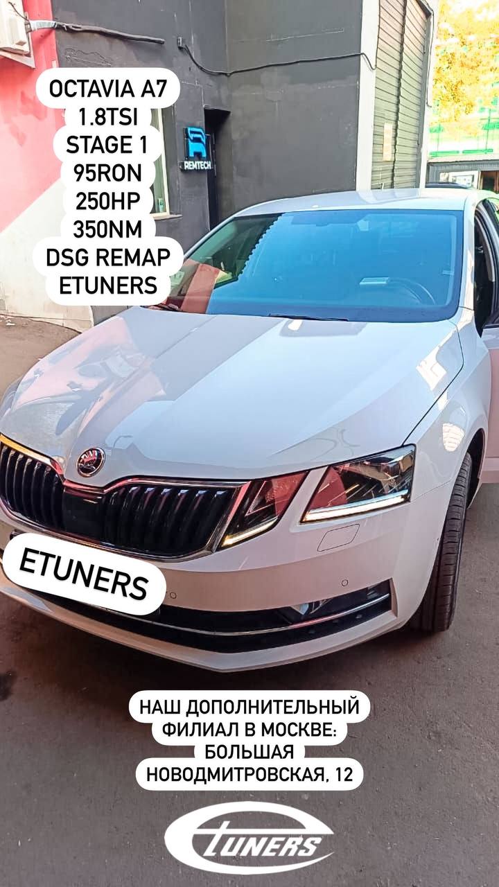 Skoda Octavia A7 1.8 Stage 1: Increase in power and torque