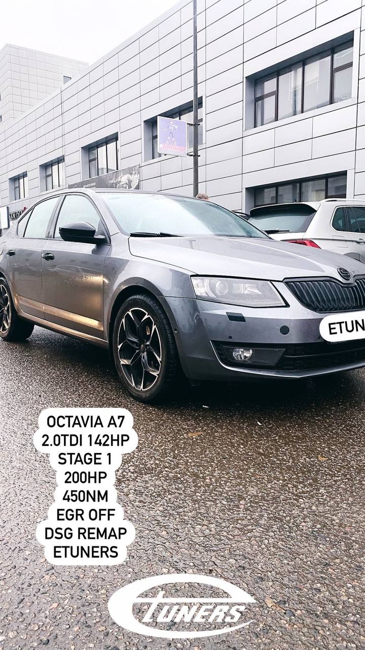 Skoda Octavia A7 2.0 TDI Stage 1: +20 hp and +50 Nm