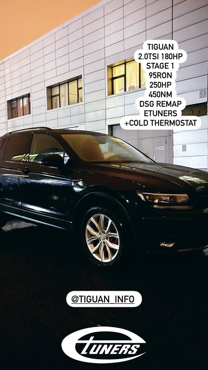 Tiguan 2.0 TSI 180 HP Stage 1: Improvement of power and torque