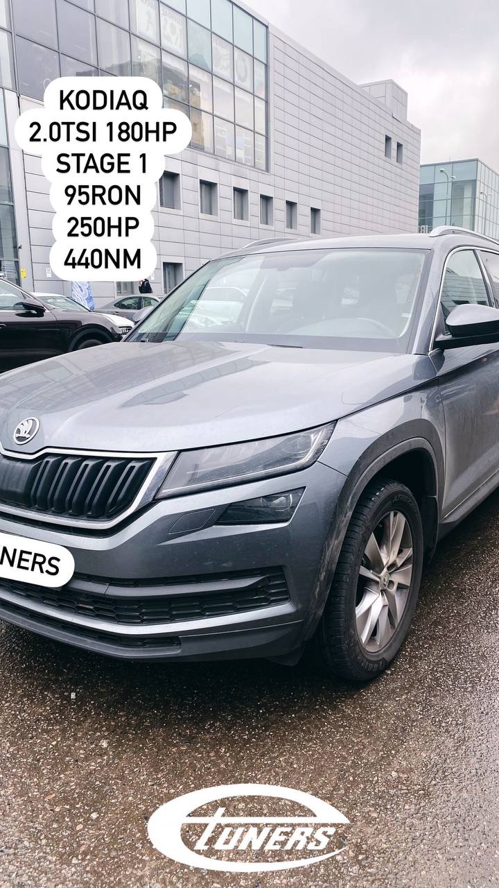 Skoda Kodiaq 2.0 TSI Stage 1: +30 hp for performance improvement