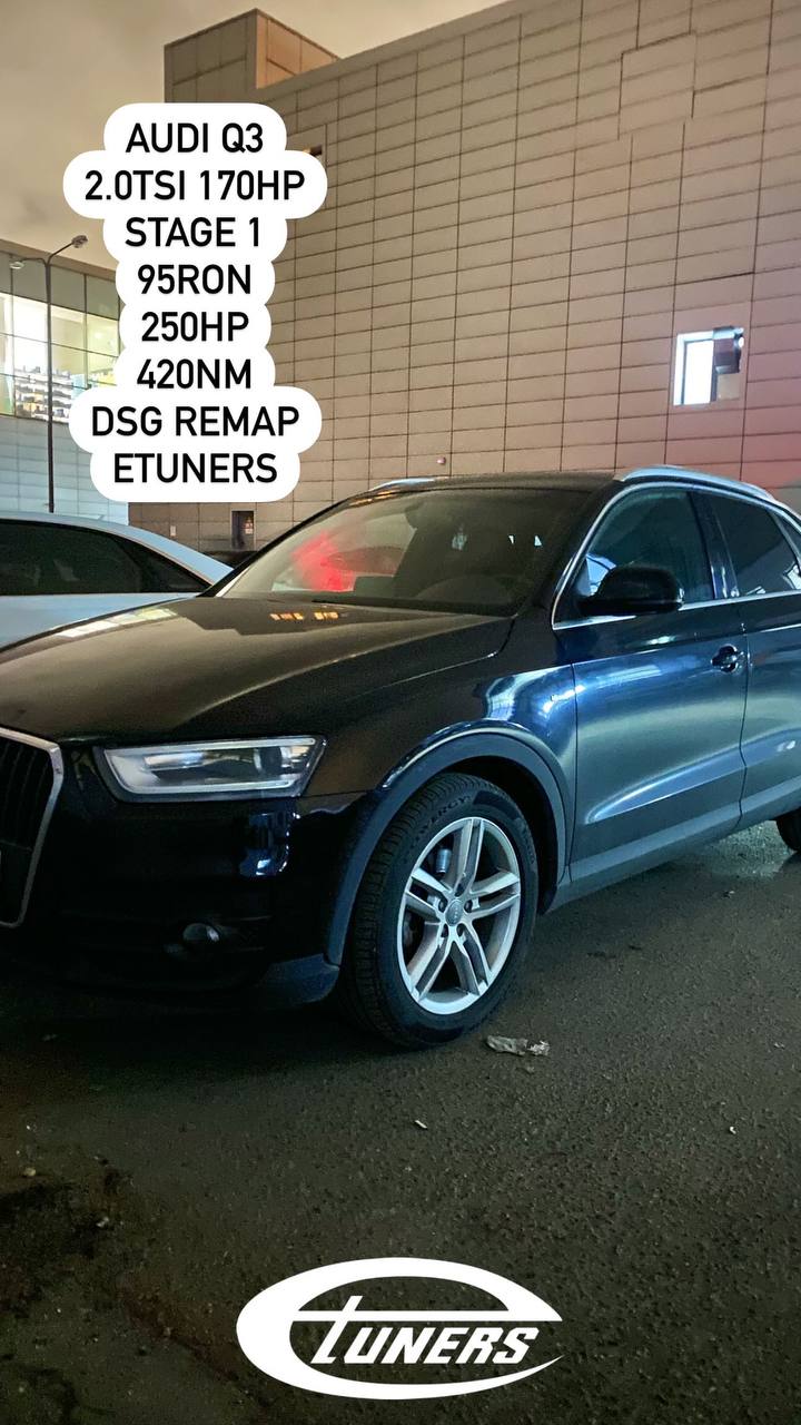 Audi Q3 2.0 TSI Stage 1: +30 HP and +50 Nm