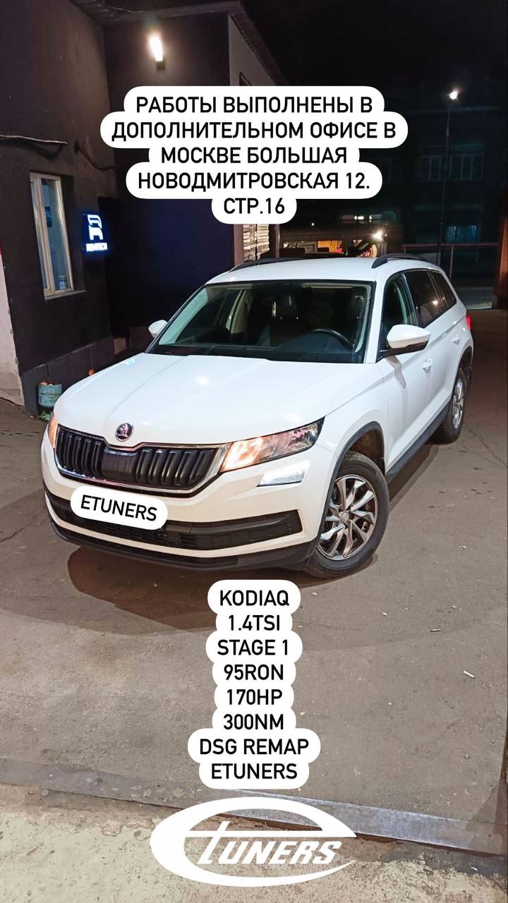 Skoda Kodiaq 1.4 TSI Stage 1: Increase in power and torque