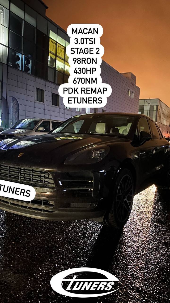 Porsche Macan 3.0 TSI Stage 2: Increase in power and torque