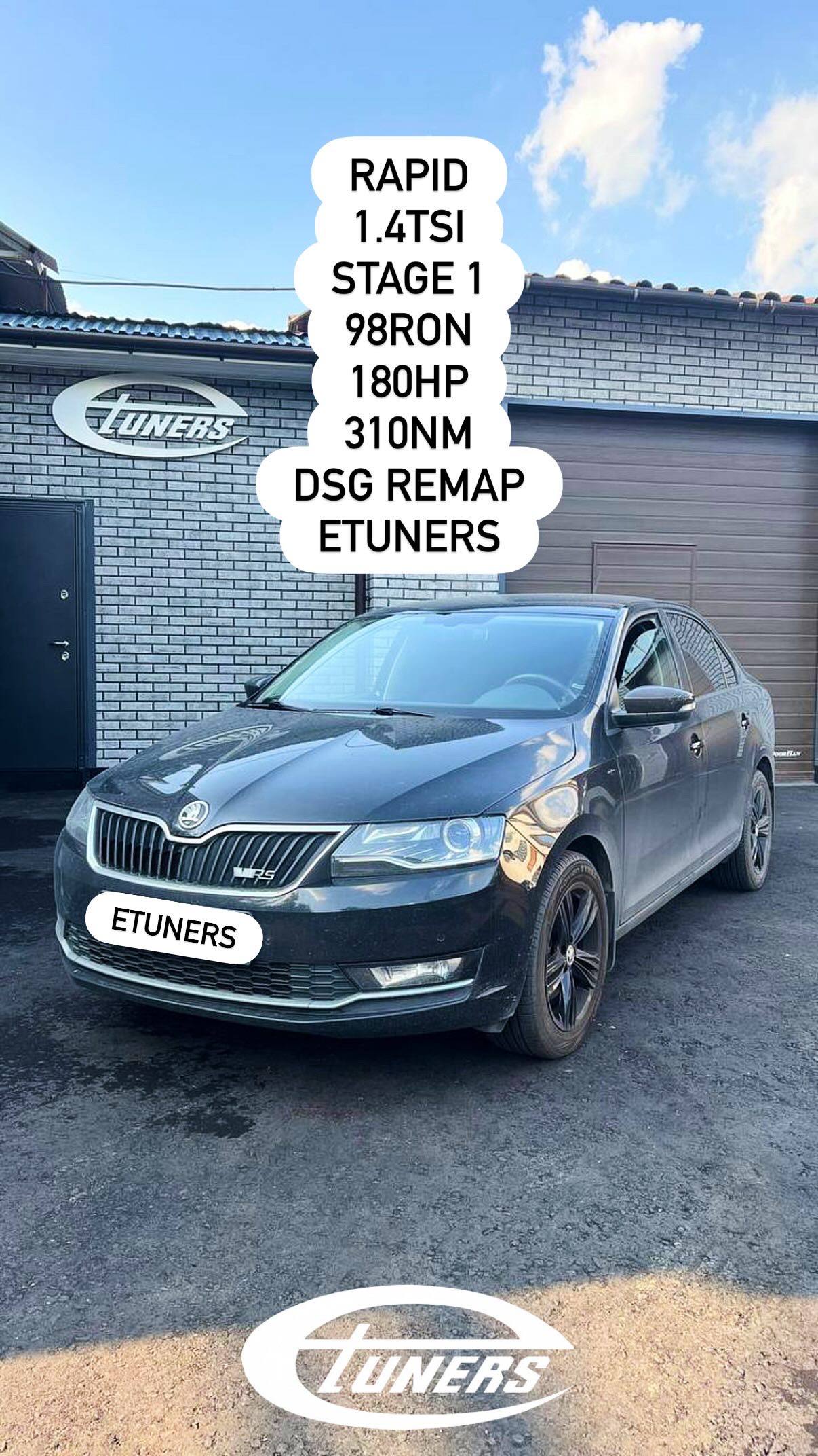 Rapid 1.4 TSI Stage 1: Increase power and torque