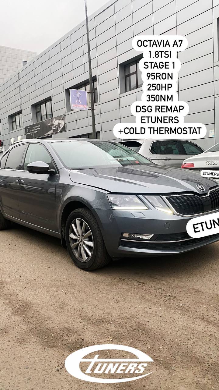 Octavia A7 1.8 TSI Stage 1: Increase in power to 200 hp.