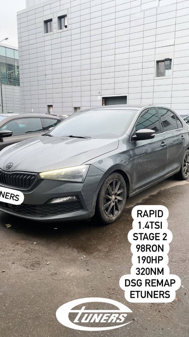 Rapid 1.4 TSI Stage 2: Increase in power and torque