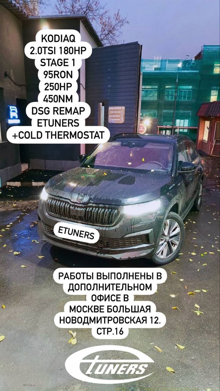 Skoda Kodiaq 2.0 TSI Stage 1: +20 hp and power on the road