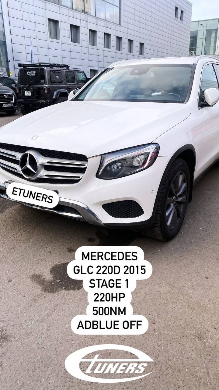 Mercedes GLC 220d Stage 1: Increase in power to 200 hp.