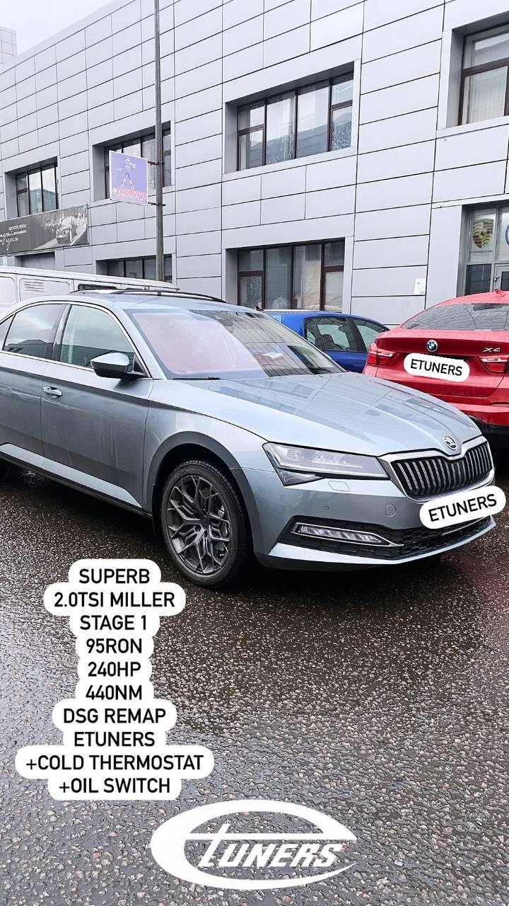 Skoda Superb 2.0 TSI Stage 1: Increase in power and torque