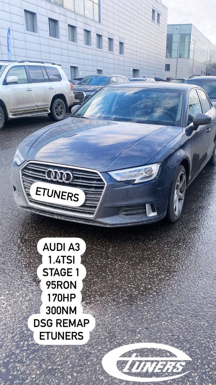 Audi A3 1.4 TSI Stage 1: Increase in power and torque