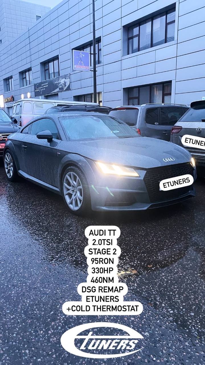 Audi TT 2.0 TSI Stage 2: Increase in power to 300 hp.