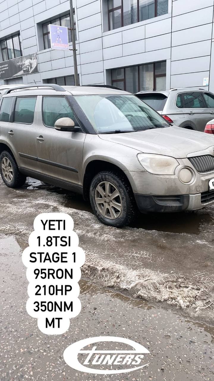 Yeti 1.8 TSI Stage 1: power and dynamics at a new level