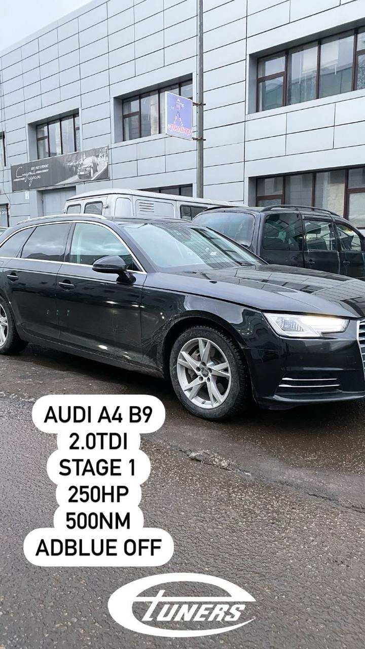 Audi A4 B9 2.0 TDI Stage 1: Power increase to 200 hp.