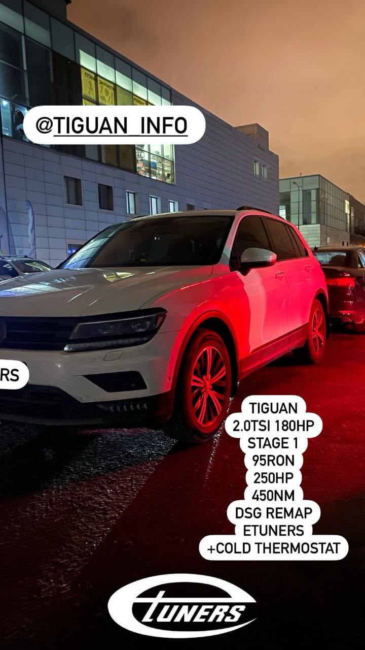 Tiguan 2.0 TSI Stage 1: +30 hp and excellent results