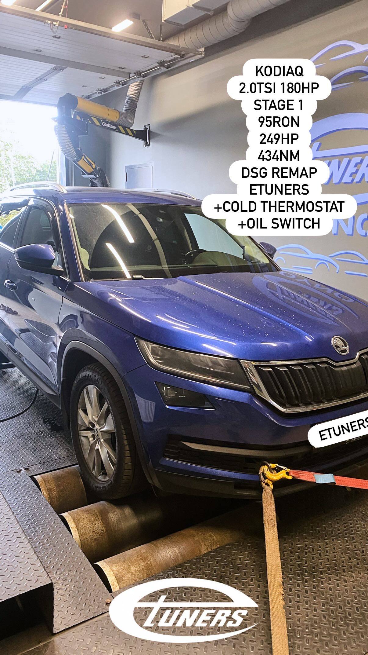 Skoda Kodiaq 2.0 TSI Stage 1: 249 hp and 434 Nm