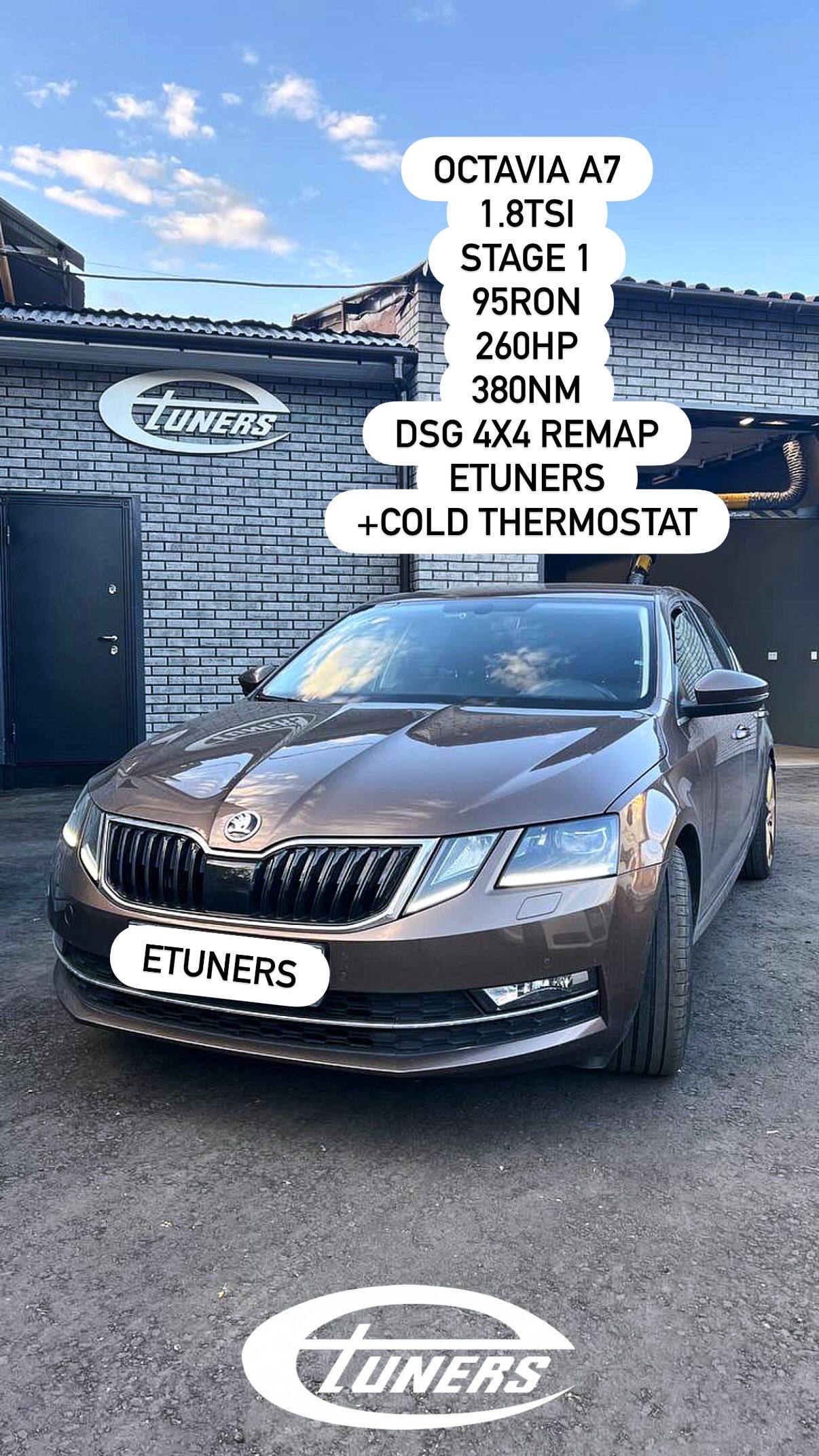 Skoda Octavia A7 1.8 TSI 4x4 Stage 1: Power increase!