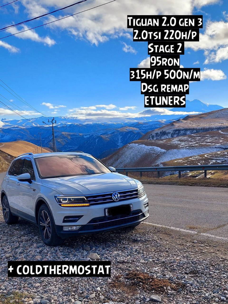 VW Tiguan 2.0 TSI Stage 2: 315 hp and 500 Nm!