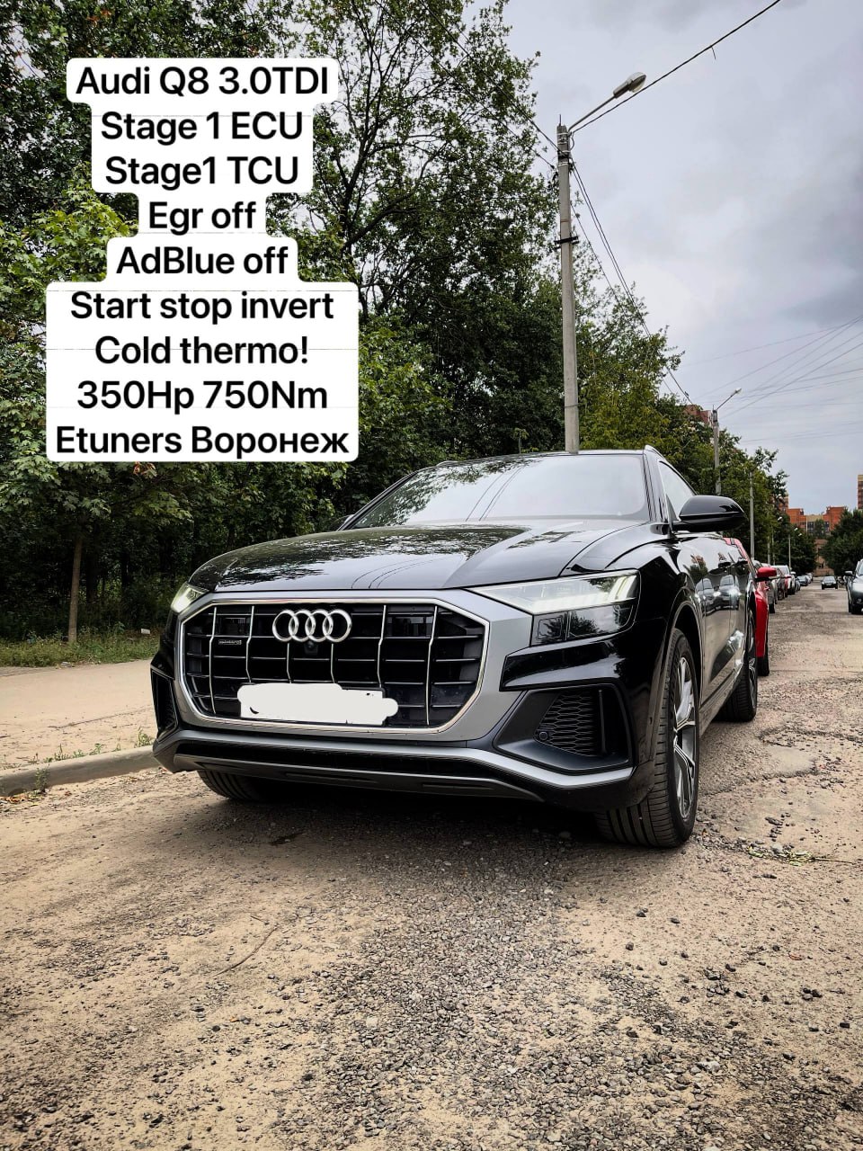 Audi Q8 3.0 TDI Stage 1: +64 hp and +150 Nm
