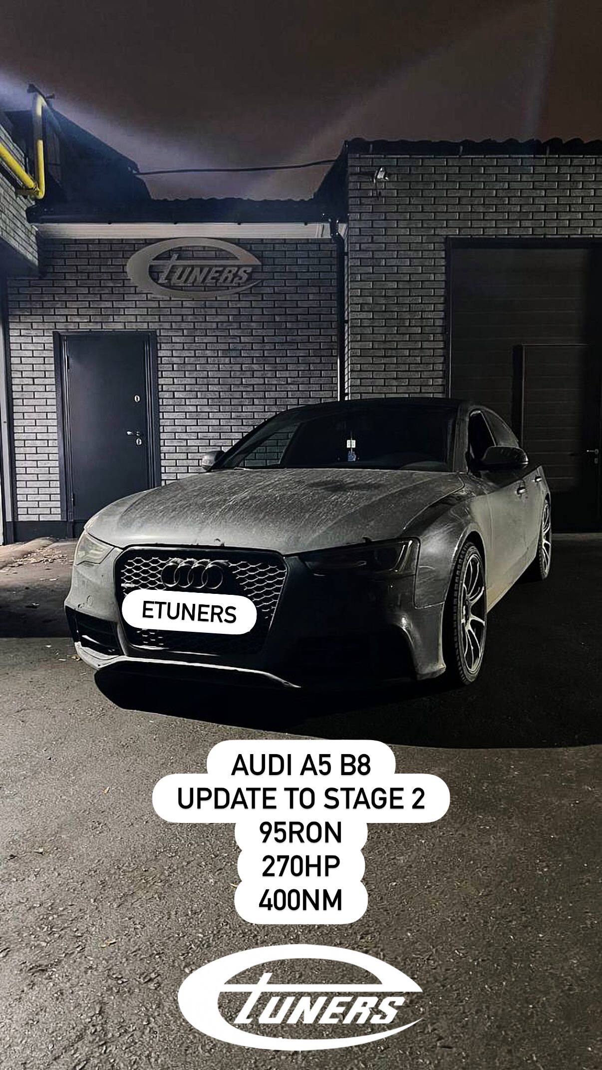 Audi A5 B8 Stage 2: maximum power and performance