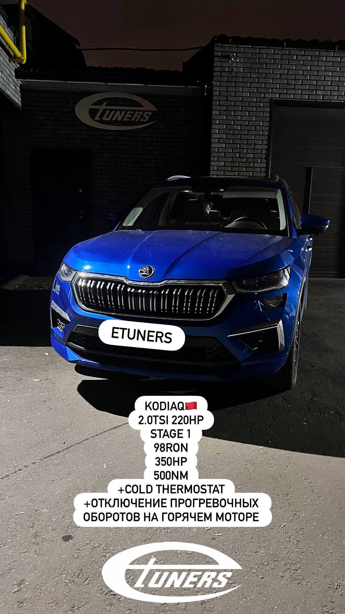 Kodiaq 2.0 TSI Stage 1: Increase to 220 hp.