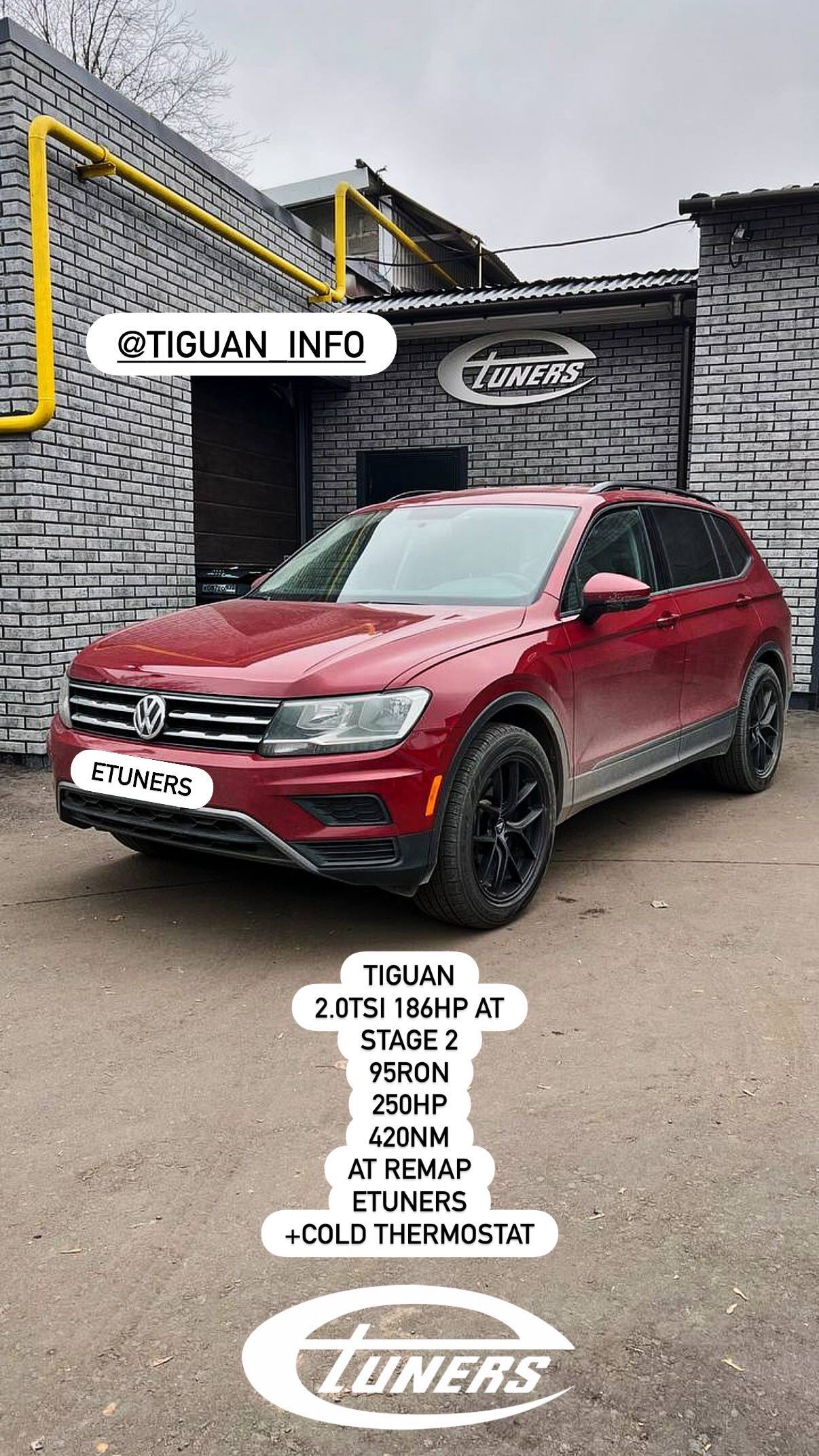 Volkswagen Tiguan 2.0 TSI Stage 2: +50 hp on Etuners