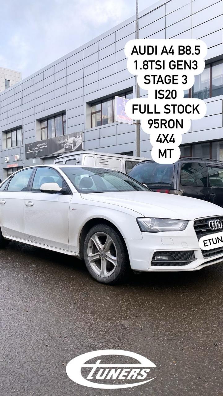Audi A4 B8.5 1.8 TSI Gen3: chip tuning and power increase