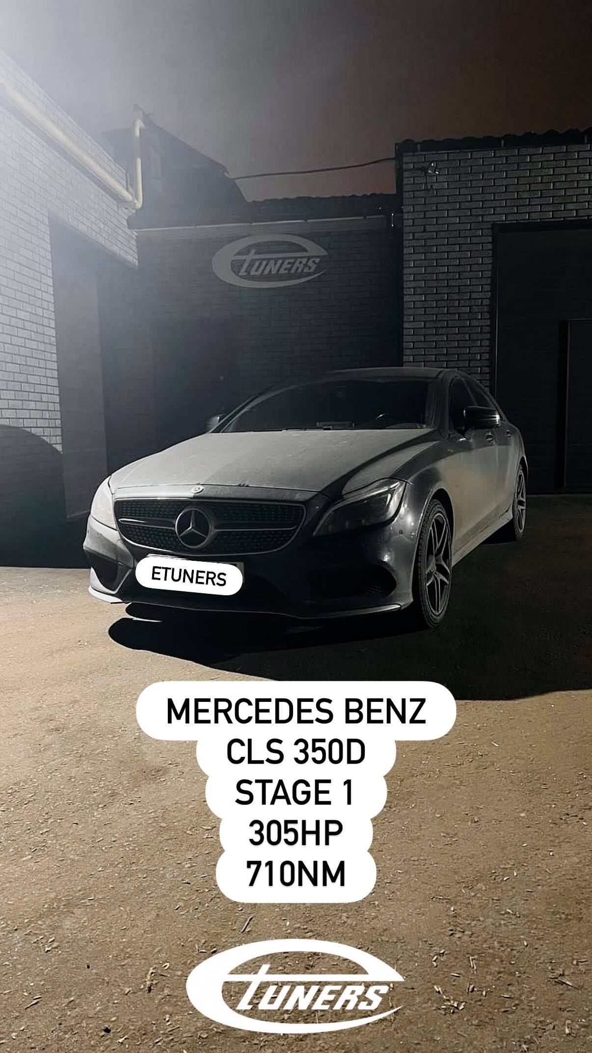 Mercedes CLS350d Stage 1: Increase in power and torque