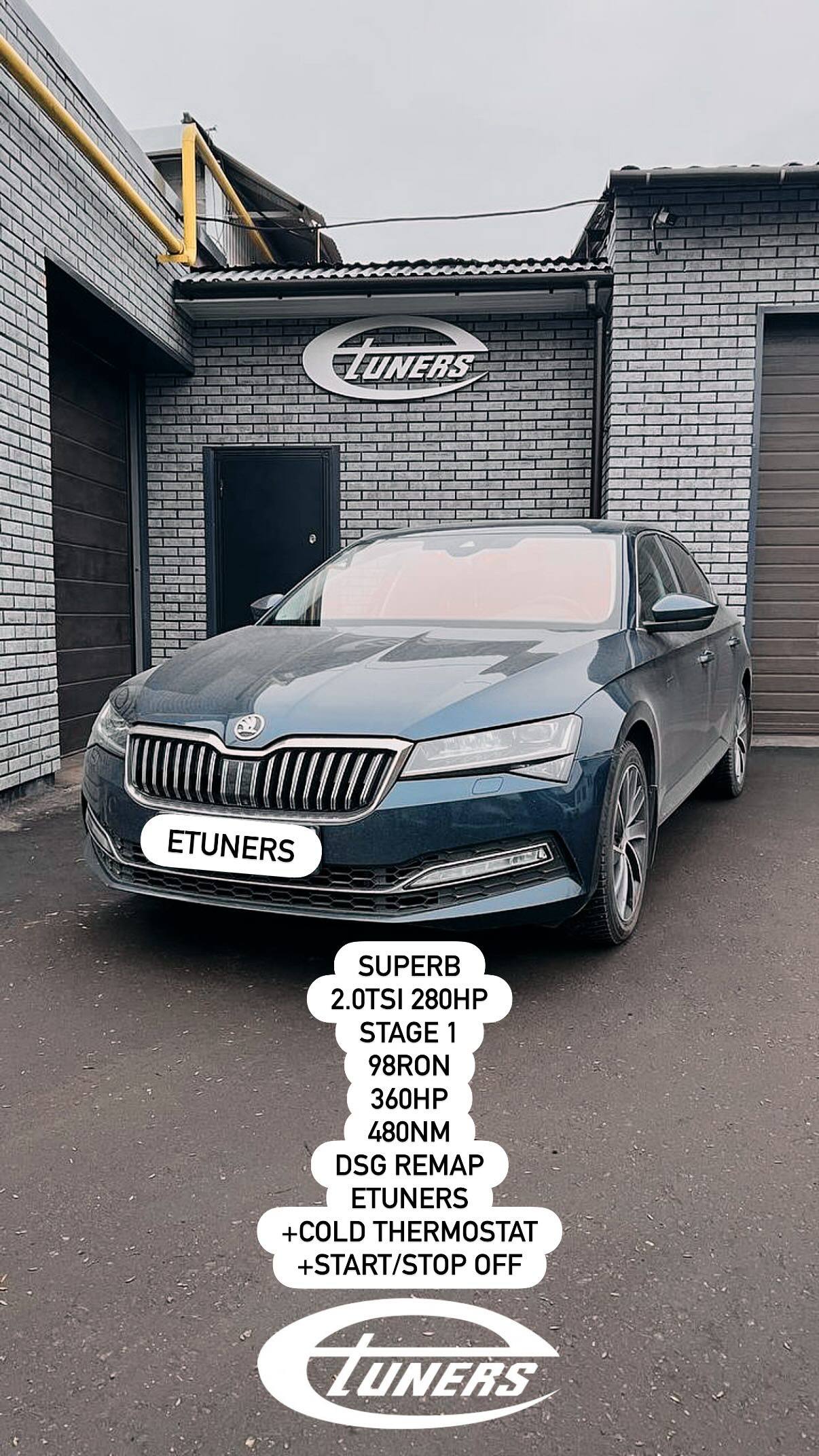 Skoda Superb 2.0 TSI Stage 1: +30 hp to power