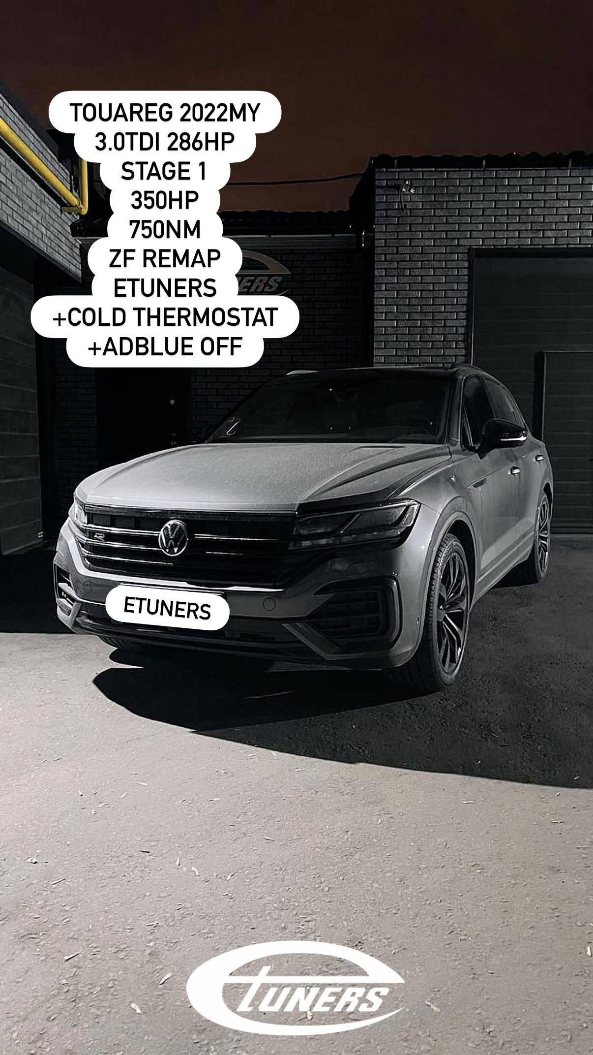 Volkswagen Touareg 3.0 TDI Stage 1: +50 hp and +100 Nm