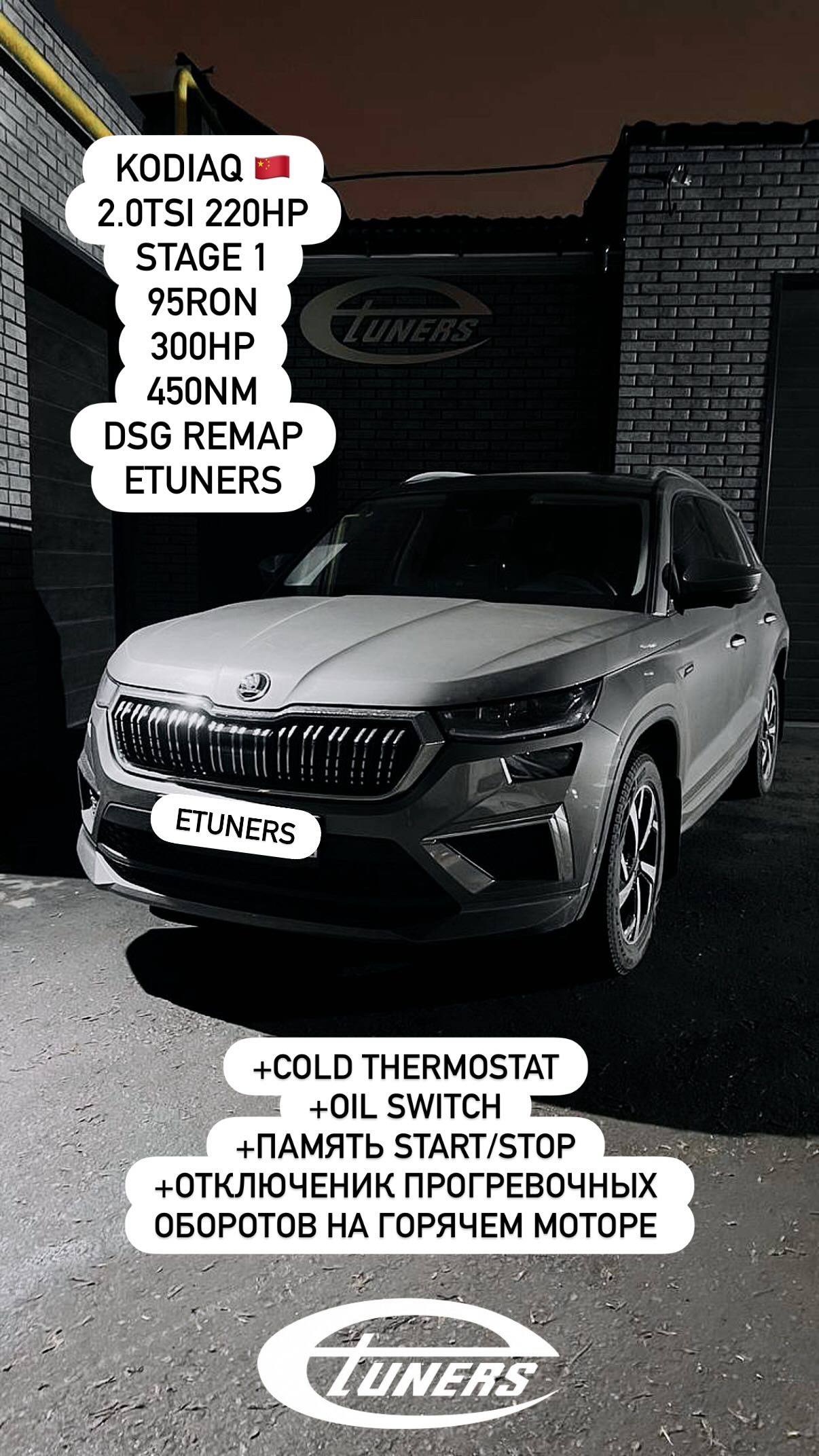 Kodiaq 2.0 TSI Stage 1: +20 hp for performance improvement