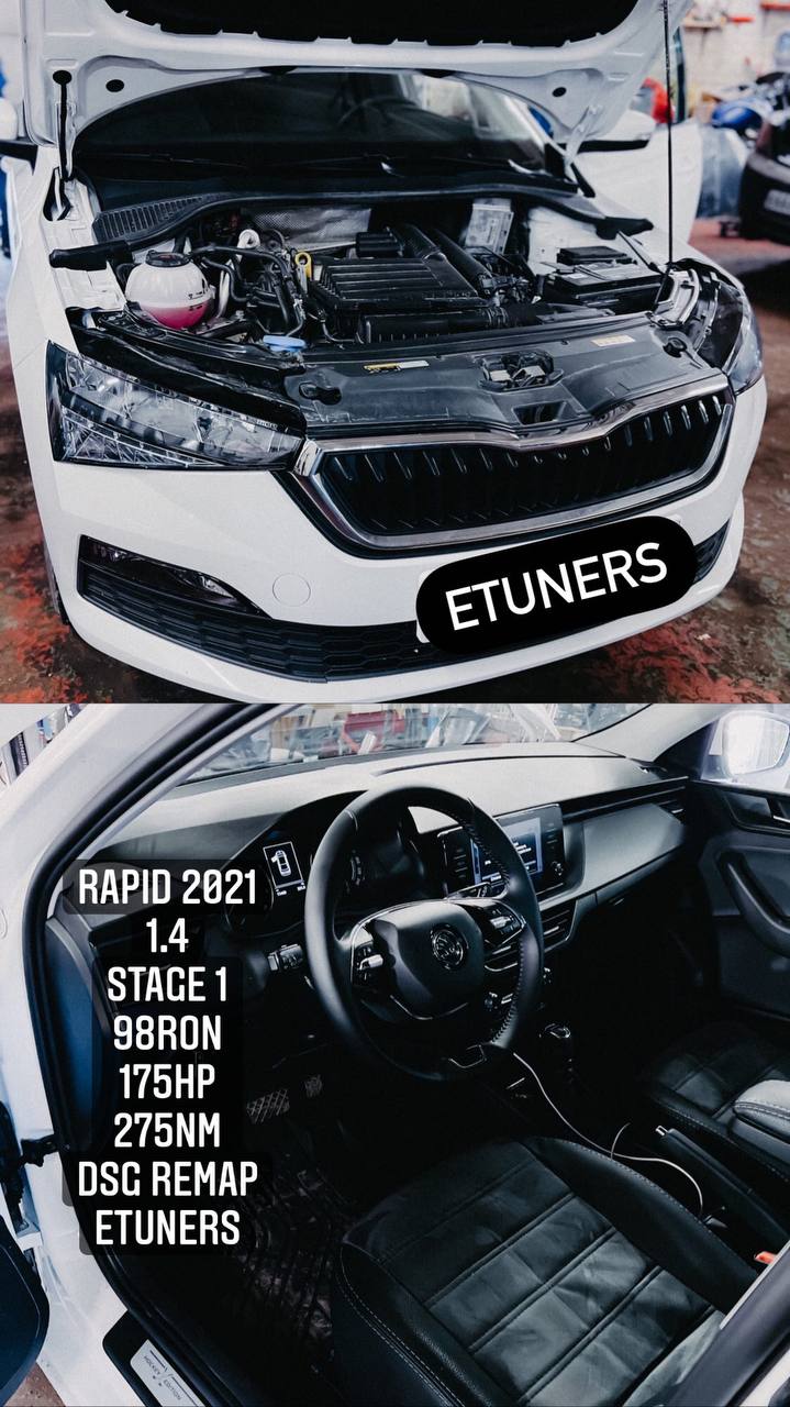 Tuning Skoda Rapid: how Volkswagen Polo increases power!