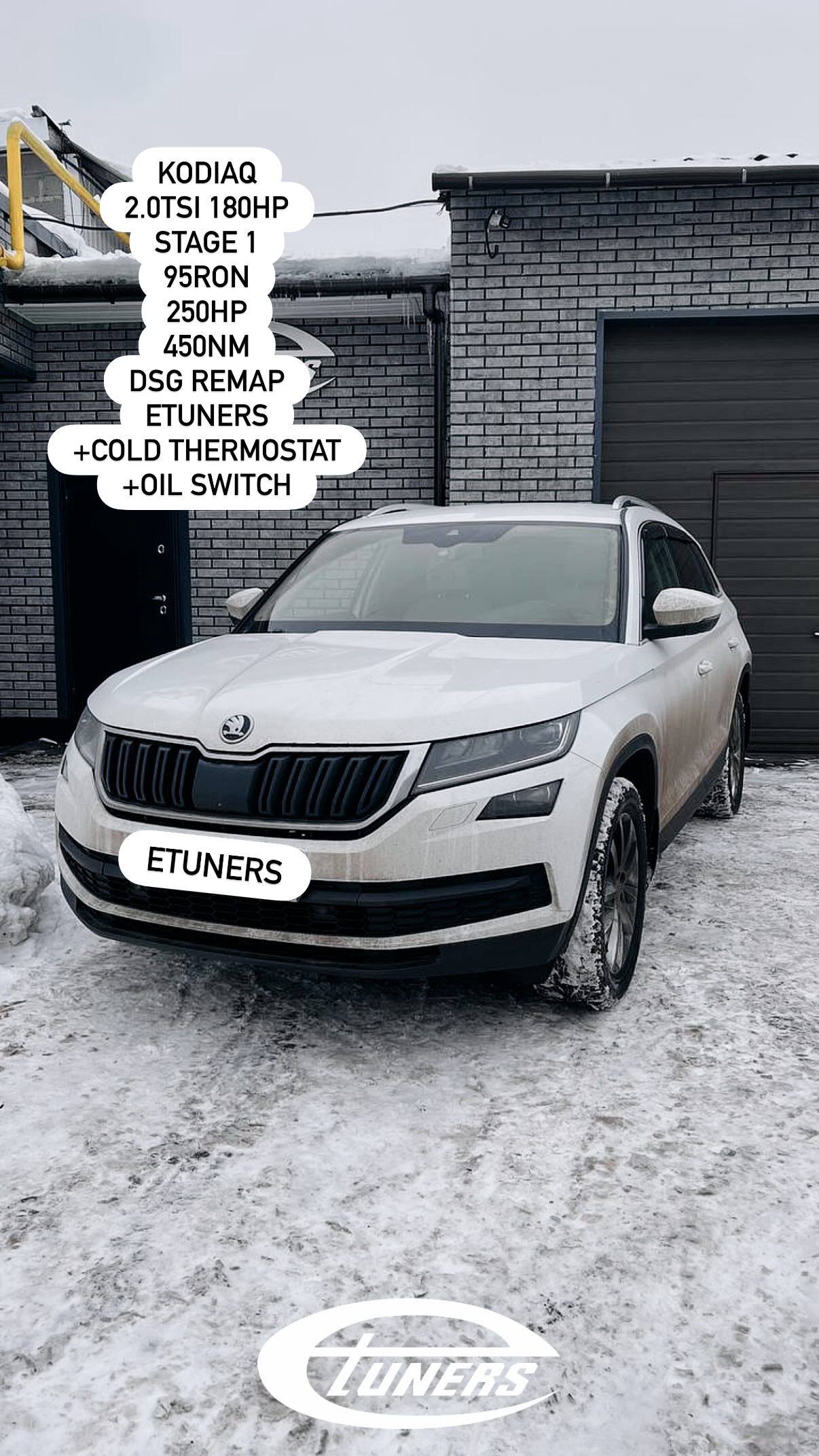 Skoda Kodiaq 2.0 TSI Stage 1: +20 HP and +30 Nm