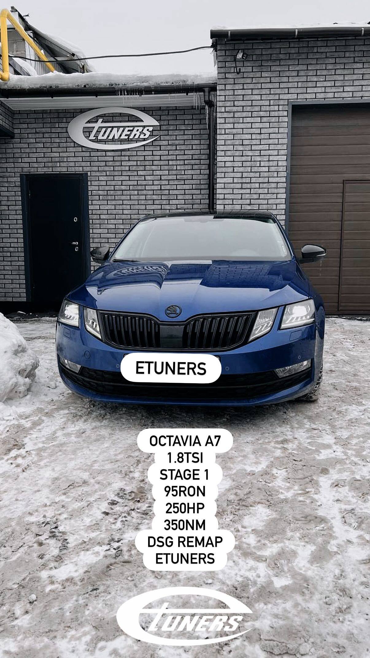 Skoda Octavia A7 1.8 TSI Stage 1: +30 HP