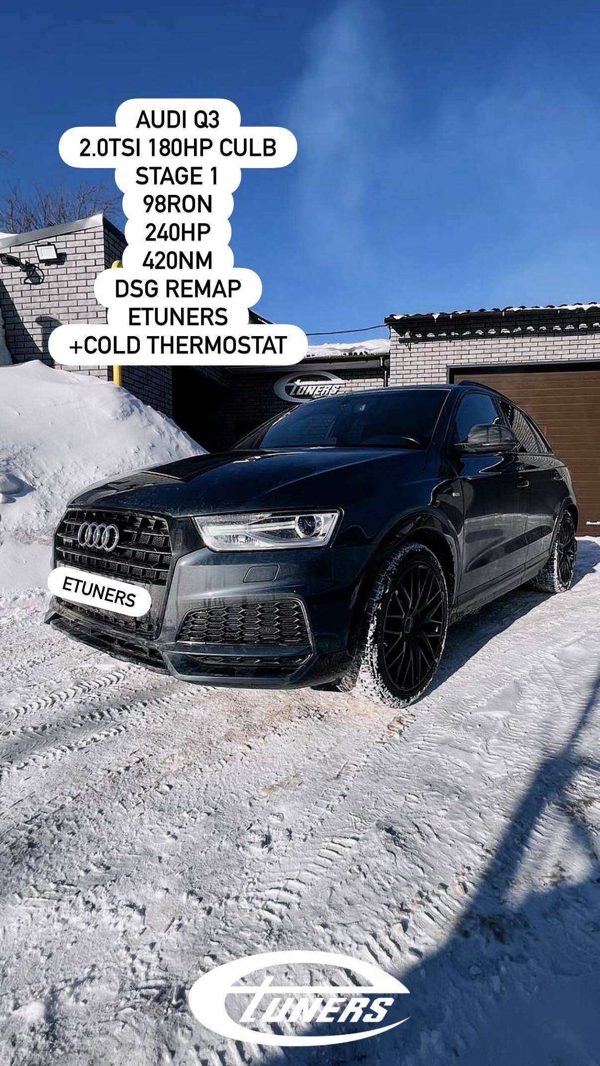 Audi Q3 2.0 TSI Stage 1: +20 hp and more power!