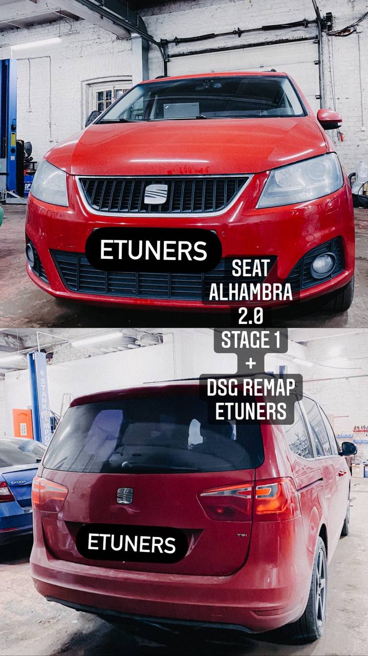 Rare car with chip tuning: increase in power and torque