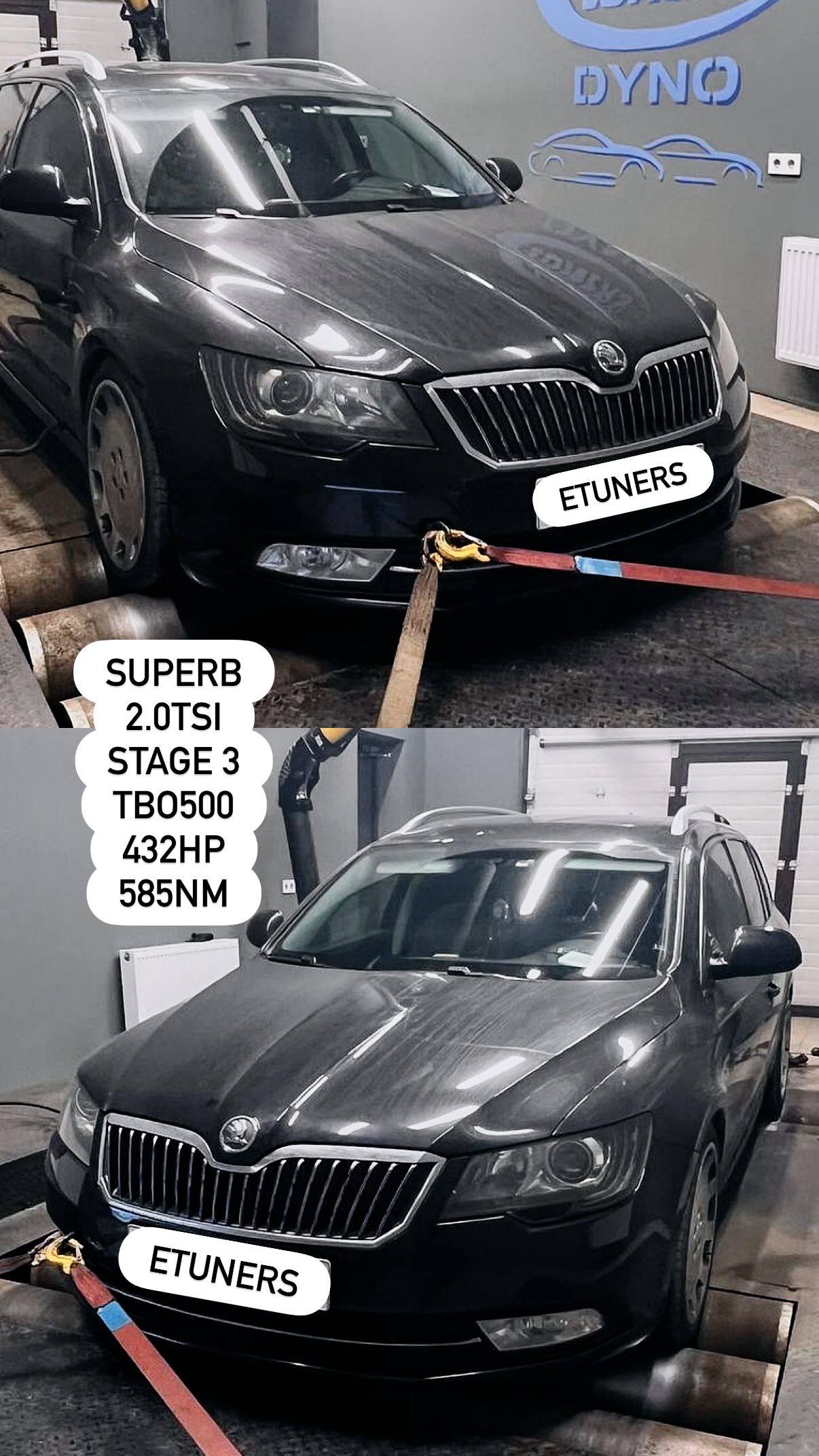 Skoda Superb 2.0 TSI TBO500: 432 л.с. и 585 Нм